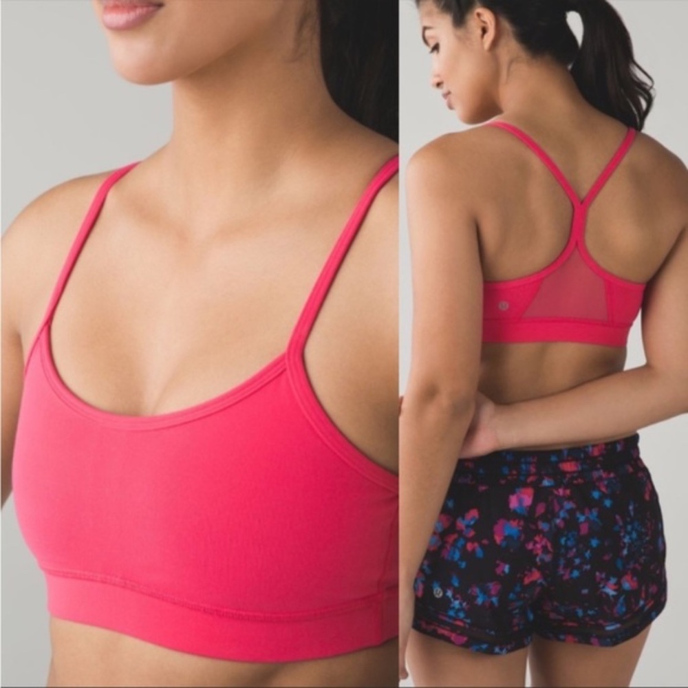 Lululemon • Pink Flow Y Bra IV • Size 8 • NWOT